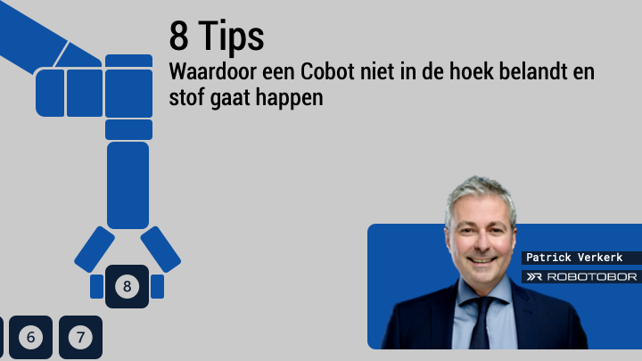 8 Tips Cobot integratie productie assemblage warehouse magazijn